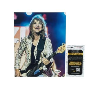 Suzi Quatro Autographed 8x10 Live Shot Photo Beckett Certified