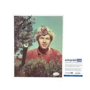 Fess Parker Hand-Signed 8x10 Photo Daniel Boone Davy Crockett