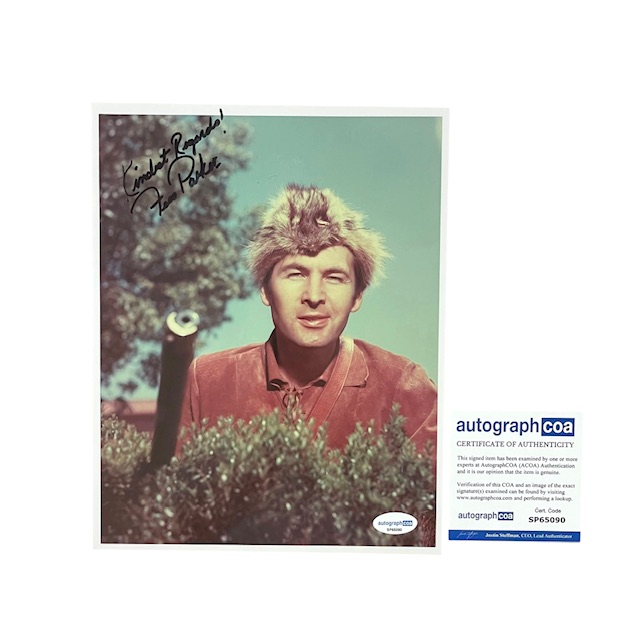 Fess Parker Hand-Signed 8x10 Photo Daniel Boone Davy Crockett