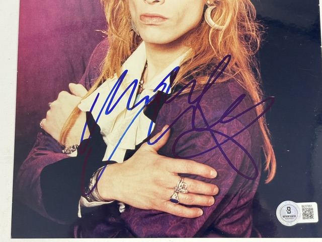 Michael Monroe Autographed 8x10 Photo Hanoi Rocks Finish Band - Image 2