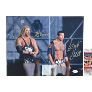 Scott Hall & Kevin Nash Autographed 11x14 Photo JSA WWE WCW NWO