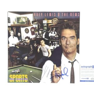 Huey Lewis & The News Signed Sports Reissue Vinyl Record Album
