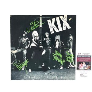 KIX Rare Band Signed Cool Kids Vinyl Record Album JSA Certified