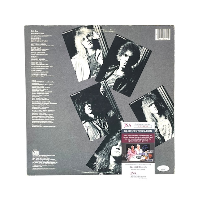 KIX Rare Band Signed Cool Kids Vinyl Record Album JSA Certified - Image 2