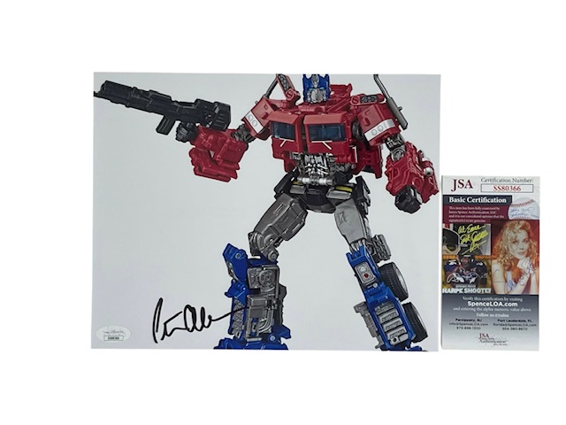 Peter Cullen Autographed Optimus Prime 8x10 Photo Transformers