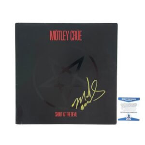 Mick Mars Rare Signed Mötley Crüe Shout at the Devil Vinyl Album