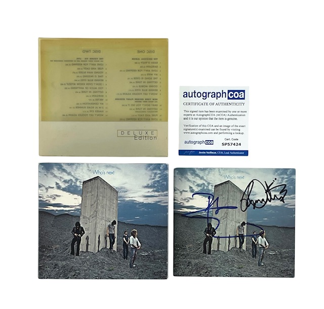 The Who Signed Who’s Next Deluxe Edition 2 CD Set Roger Daltrey Pete Townshend