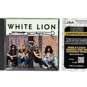 White Lion Mike Tramp Signed Little Fighter Promo CD JSA
