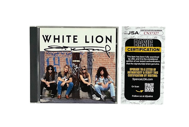White Lion Mike Tramp Signed Little Fighter Promo CD JSA