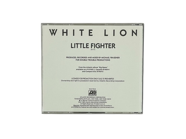 White Lion Mike Tramp Signed Little Fighter Promo CD JSA - Image 3