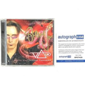 Steve Vai Signed Sound Theories Vol. 1 & 2 Limited Edition 2 CD Set