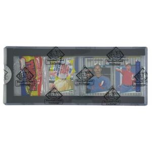 1989 Fleer Rack Pack BBCE w/Randy Johnson Rookie Ad Blacked Out on Top