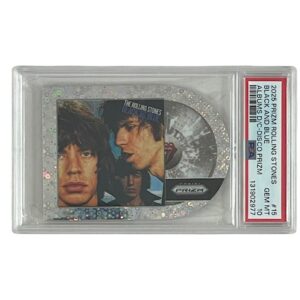 The Rolling Stones PSA Gem 10 2025 Prism Disco Black and Blue Trading Card