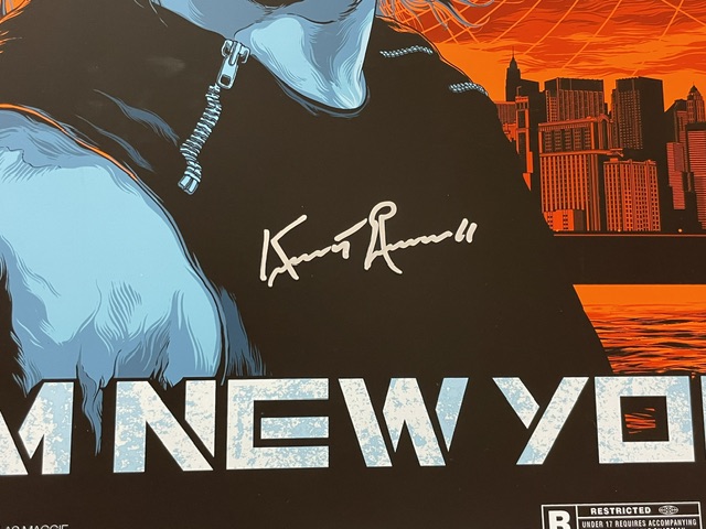 Kurt Russell Signed Escape From New York Mondo Movie Poster Lithograph - Image 3