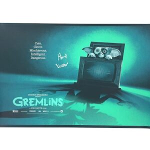 Gremlins Signed Gizmo Howie Mandel Bottleneck Gallery Poster Print