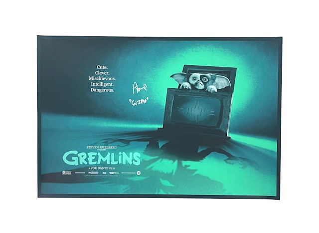 Gremlins Signed Gizmo Howie Mandel Bottleneck Gallery Poster Print