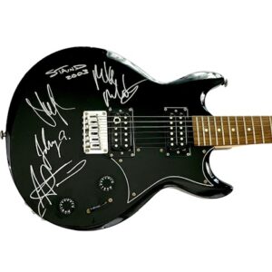 Staind Band Signed Ibanez Guitar All 4 Original Members ACOA COA