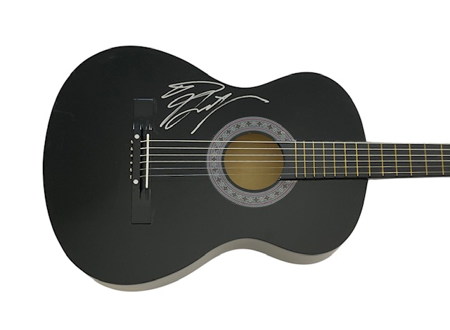 Cinderella Tom Keifer Hand Signed Acoustic Guitar ACOA LOA - Image 2