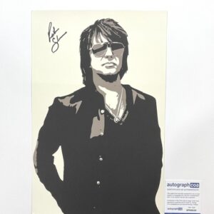 Richie Sambora of Bon Jovi Autographed 11x17 Lithograph Poster
