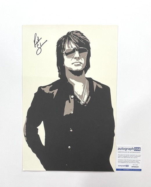 Richie Sambora of Bon Jovi Autographed 11x17 Lithograph Poster
