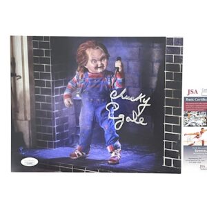 Child's Play Chucky Ed Gale Signed 8x10 Photo Horror Movie 1988