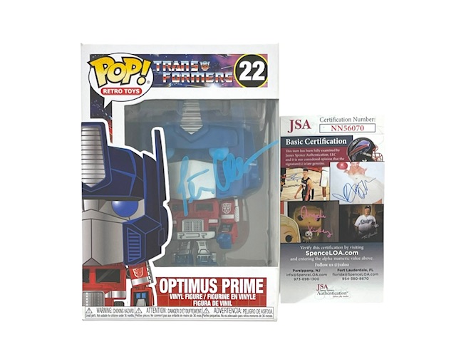 Peter Cullen Autographed Optimus Prime Funko Pop Transformers