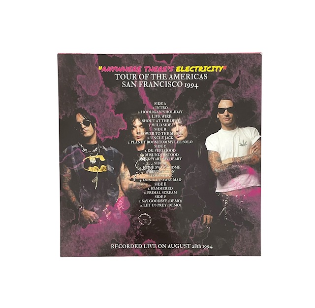 Mötley Crüe 1994 Limited Edition Live Triple Colored Vinyl Album John Corabi - Image 2