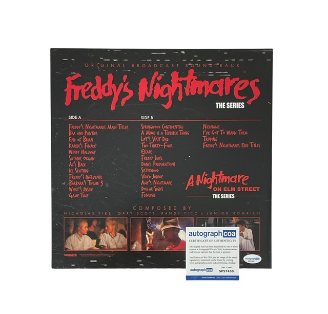Freddy Krueger Robert Englund Signed Freddy’s Nightmares Vinyl - Image 4