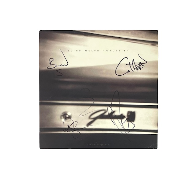 Blind Melon Rare Band Signed 10” Vinyl Galaxie Shannon Hoon JSA - Image 2