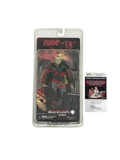 Friday The 13th Part 3 Mike DeLuna Signed NECA Action Figure JSA