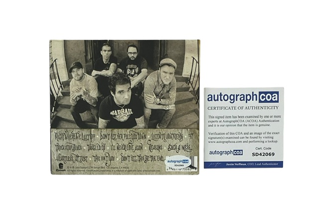 New Found Glory Autographed CD Not Without A Fight JSA - Image 3