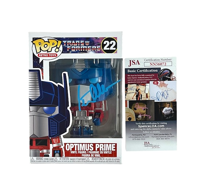 Peter Cullen Autographed Optimus Prime Funko Pop Transformers