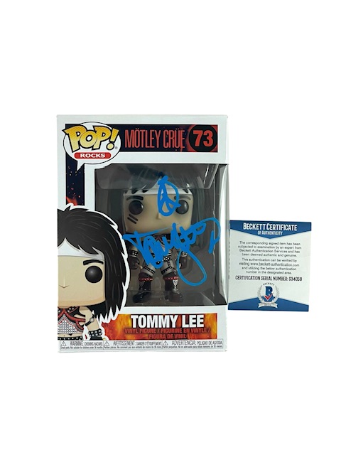 Tommy Lee Signed Autographed Funko Pop Figure Motley Crue Beckett