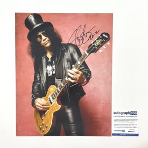 Slash Autographed 11x14 Photo Guns N’ Roses Velvet Revolver ACOA