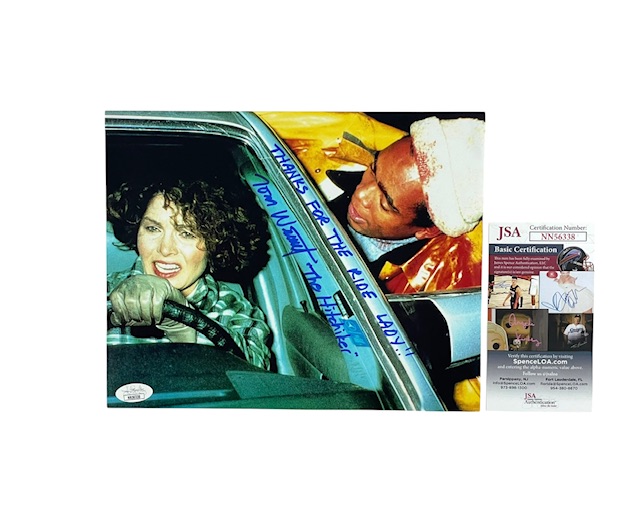 Creepshow 2 Signed 8x10 The Hitchhiker Tom Wright Thanks For The Ride Inscription