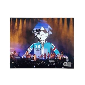 Jamie Hewlett Gorillaz Signed 8x10 Photo Comic Artist Tank Girl