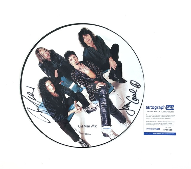 Union Band Signed Vinyl Picture Disc John Corabi Bruce Kulick COA