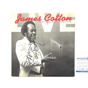 James Cotton Autographed Recorded Live at Antone’s Nightclub Vinyl Album