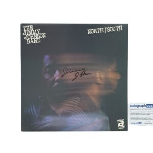 Jimmy Johnson Band Autographed North South Vinyl Album Record Blues