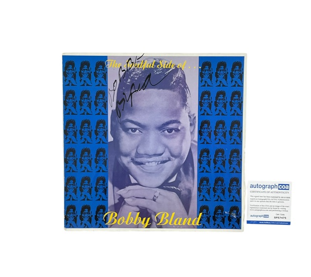 Bobby Bland Autographed The Soulful Side of Bobby Bland Vinyl
