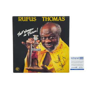 Rufus Thomas Signed That Woman is Poison Vinyl Album Record Blues