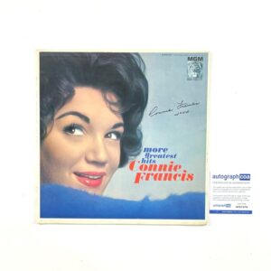 Connie Francis Autographed More Greatest Hits from Connie Francis Vinyl Album