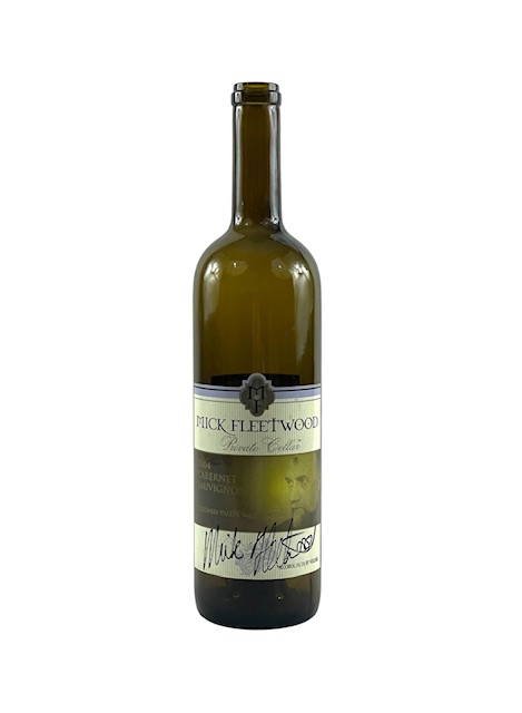 Mick Fleetwood Autographed 2004 Private Seller Wine Bottle Fleetwood Mac ACOA
