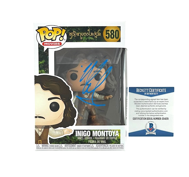 The Princess Bride Inigo Montoya #580 Autographed Funko Pop Mandy Patinkin