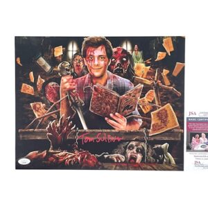 Tom Sullivan Signed 11x14 Photo Evil Dead Army Of Darkness Horror