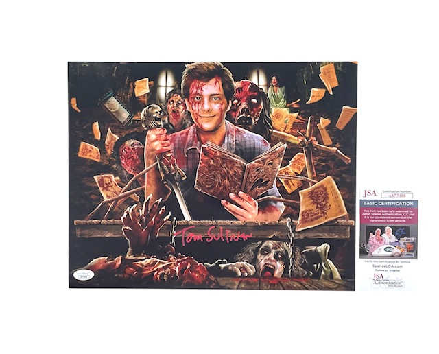 Tom Sullivan Signed 11x14 Photo Evil Dead Army Of Darkness Horror