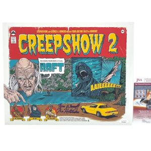 Creepshow 2 Signed 11x14 The Hitchhiker Tom Wright Horror Movie