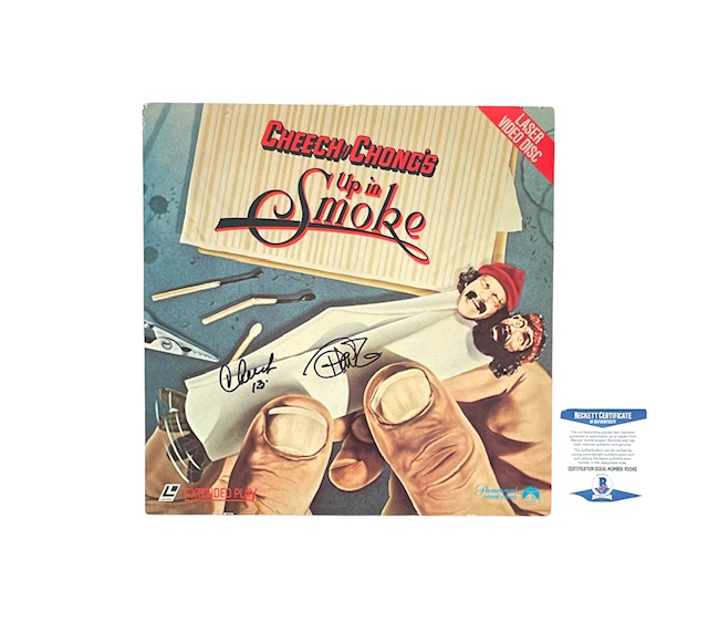 Cheech & Chong Signed Up In Smoke Movie Laserdisc Tommy & Marin 1