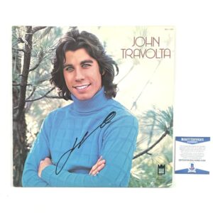 John Travolta Autographed Debut Vinyl Album Record ACOA Certified