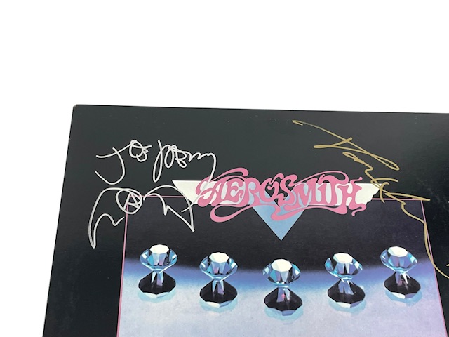 Aerosmith Autographed Rocks Vinyl Album Signed All Five Members - Image 4